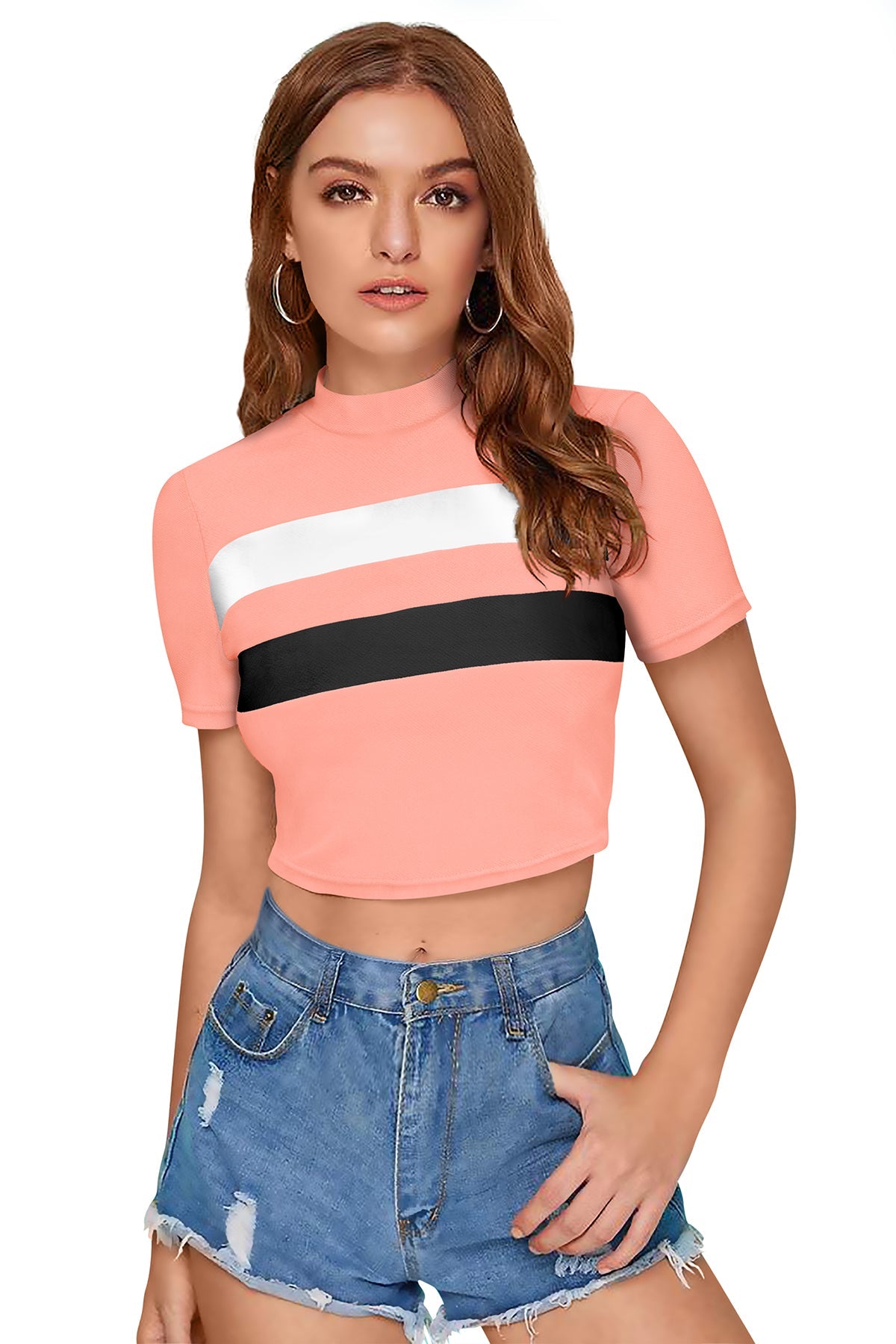 Women l Halter Neck Fitted Crop Top